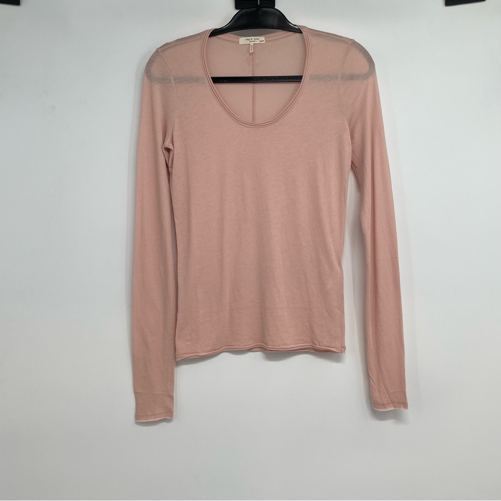 Rag & Bone Shirt Women’s XS Long Sleeve Scoop Neck Lightweight
